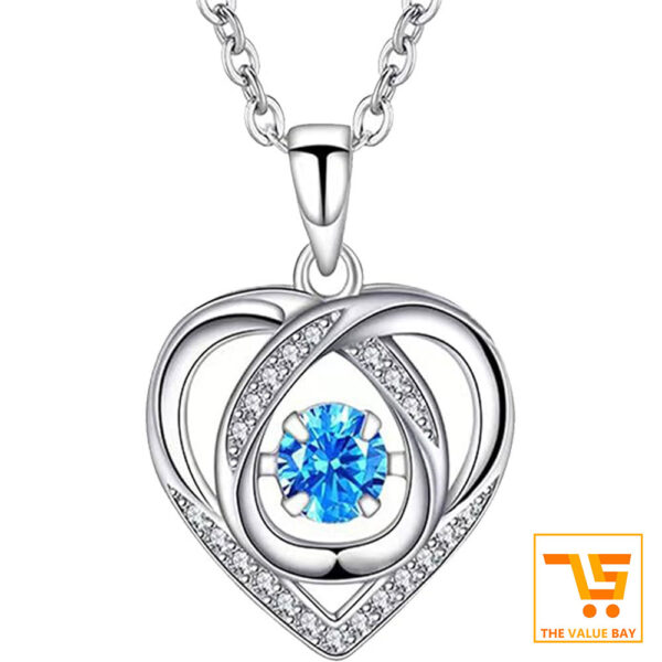 Silver Heart Pendant Necklace