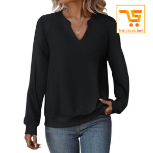 V-Neck Pullover Sweater